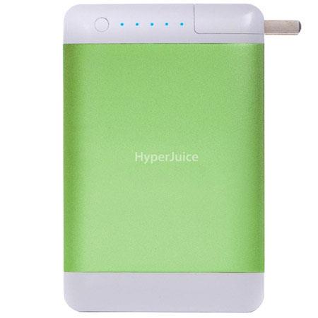 Sanho HyperJuice Plug 18000mAh Dual USB Port Battery Pack for iPad/iPhone/Android/Tablets/Smartphones/USB Device, Green (Chlorophyll)
