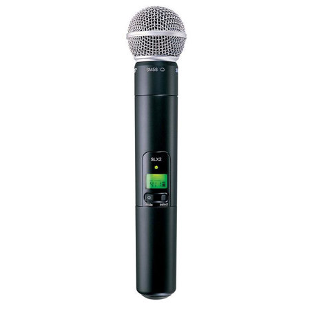 UPC 042406121750 product image for Shure SLX2/SM58-H5 Handheld Wireless UHF Transmitter with SM58 Microphone, H5 Ba | upcitemdb.com