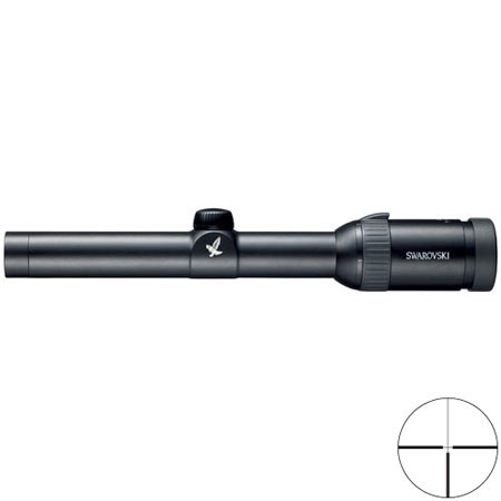 Swarovski Optik 1-6x24mm Z6 EE Series Rifle Scope with Extended Eye Relief, Matte Black Finish with # 4 Reticle, 30mm Tube.