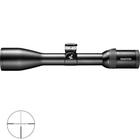 Swarovski Optik 2-12x 50mm Z6 2nd Generation BT Riflescope, Matte Black Finish with 4W Reticle, 30mm Tube