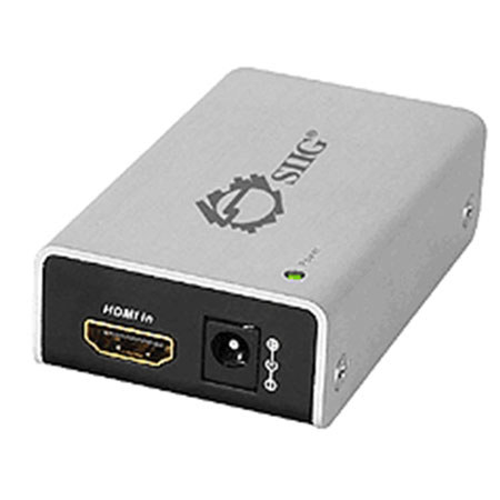 SIIG HDMI Repeater, Extends HDMI Signals Out Further, Silver/Black