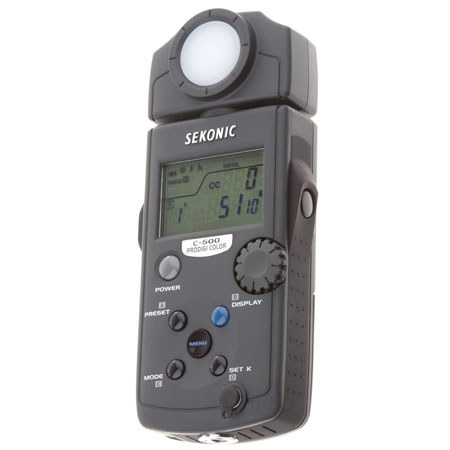 Sekonic PRODIGI COLOR C-500 Photographic Color Meter for Digital & Film