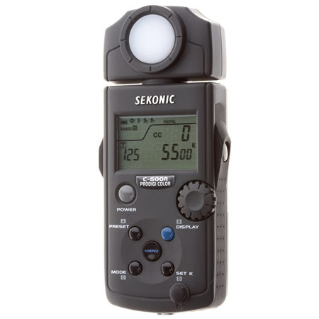 Sekonic PRODIGI COLOR C-500R Photographic Color Meter Built-in Wireless Triggering Module for Digital & Film