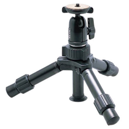 Slik Mini-Pro III, Tabletop Tripod with Compact Ball Head, Supports up to 3 Pounds. image