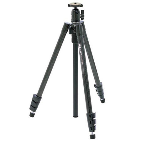 Slik Sprint Tripod - Gun Metal Black Finish - with Ball Head &amp; Case image