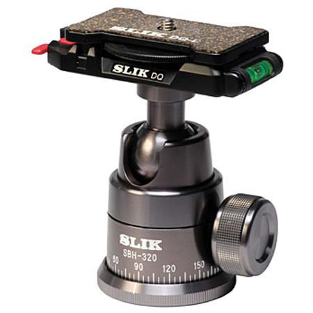 Slik SBH-320 DQ Ball Head with Quick Release, Maximum Load 10 Lbs - Black image