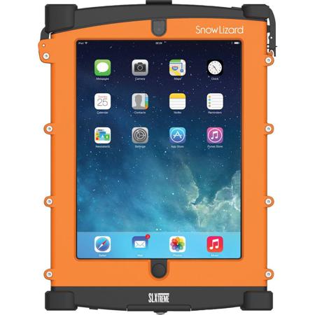 Snow Lizard SLXTREME Waterproof Case for iPad 4 with Lightning-Connector, 10200mAh Battery Capacity, Orange