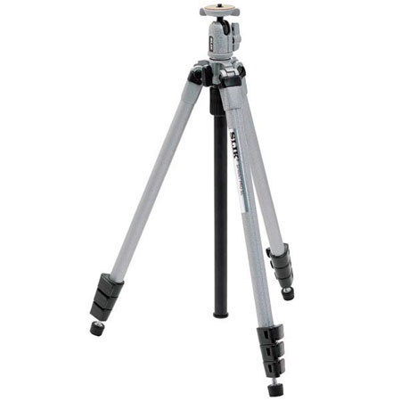 Slik Sprint Pro Tripod - Gun Metal Black Finish - with Ball Head &amp; Case image