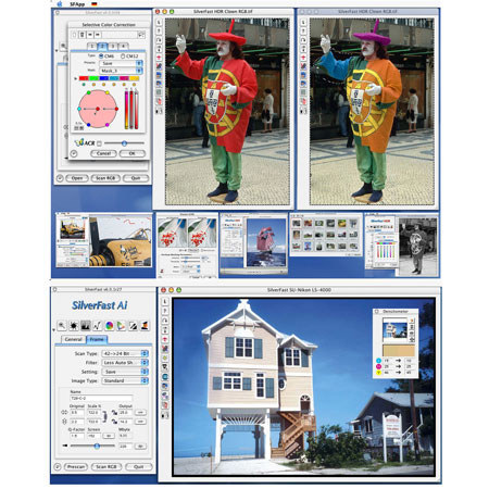 LaserSoft Imaging SilverFast Software Version 6.0 with IT-8 Calibration for Microtek ScanMaker 6800 Flatbed Scanner, for Macintosh &amp; Windows image