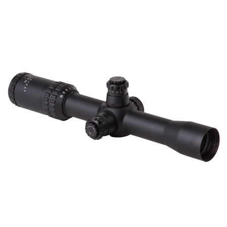 Sightmark 2.5-10x32 CDX Triple Duty Riflescope, Matte Black Finish with Illuminated Red Circle Dot Duplex Reticle, 30mm Tube.