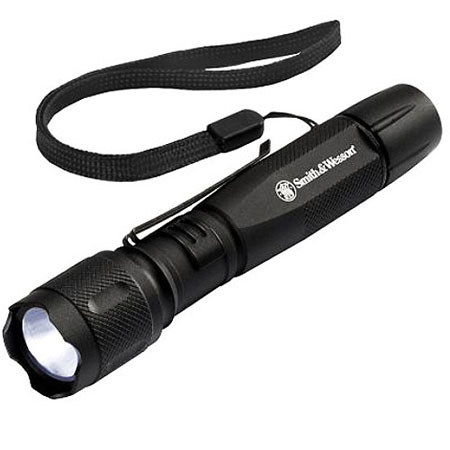 Smith &amp; Wesson Elite CREE LED Flashlight, 100 Lumens, Matte Black Aluminum. image