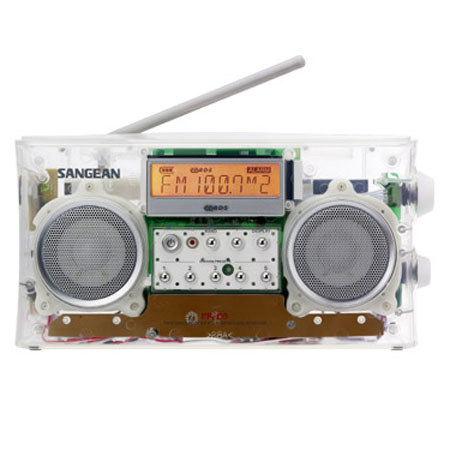 Sangean FM-Stereo RBDS/AM Digital Tuning Portable Receiver, Clear