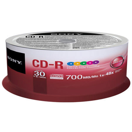 UPC 027242604339 product image for Sony CD-R Data Recordable Media, 30 Pack Spindle | upcitemdb.com