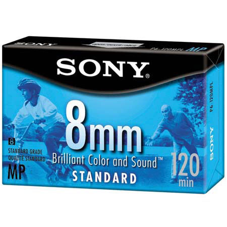 Sony P-6120MPL//A 8mm Standard Grade 120-min Video Tape image