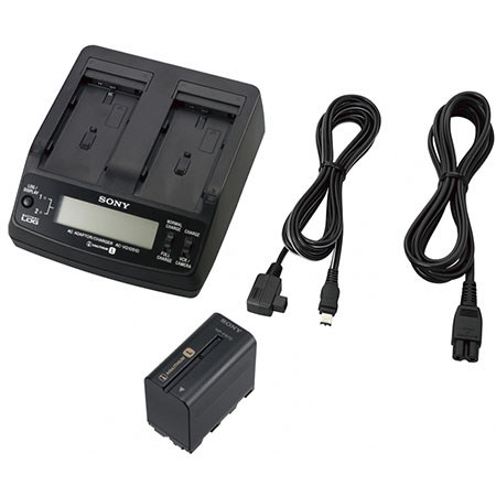 Sony ACCL1BP Power Supply & Fast Dual Charger for HDV and NXCAM Camcorders Using L Series Batteries