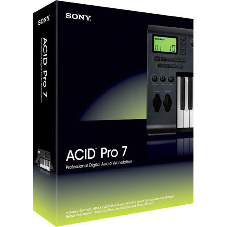 Sony ACID Pro 7 (Educational Version) Audio, MIDI and Loop Based Recording Software
