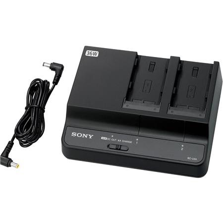 Sony BC-U2 2-Slot EX Battery Charger, Charges 2 Batteries for XDCam EX Camcorders