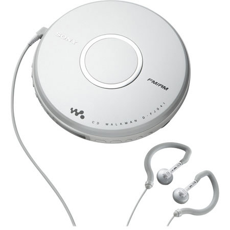 Sony DFJ041 CD Walkman Portable CD Player with AM/FM Tuner, CD-R/RW Playback, 8 Playback Modes, Digital Mega Bass Sound image