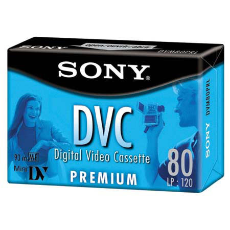 Sony DVM-80PR 80 Minute Premium Digital Video Recording Tape. image