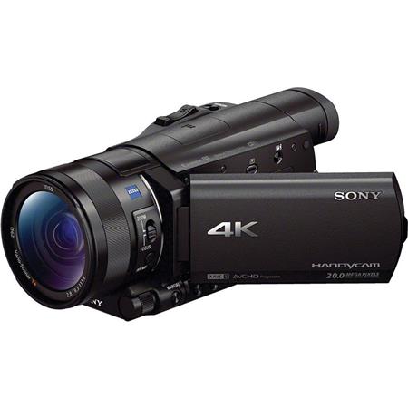 Sony FDR-AX100E 4K Ultra HD Camcorder PAL, 14.2M Pixels, 12x Optical Zoom, Xtra Fine LCD, micro-B/USB2.0