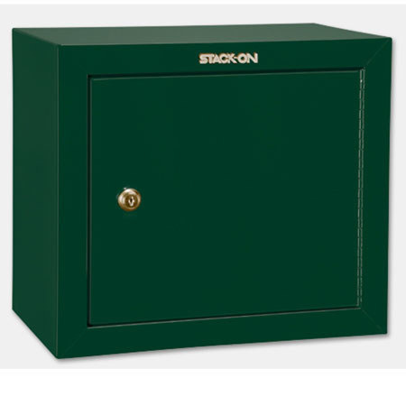 UPC 085529005002 product image for Stack-On Pistol / Ammo Steel Cabinet with Key Lock, 1 Removable Shelf, Green | upcitemdb.com