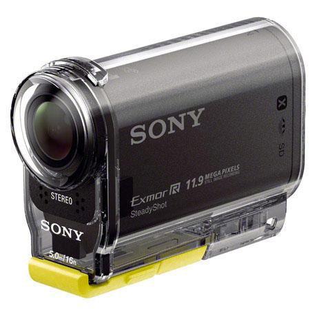 Sony HDR-AS30V HD 1080p POV Action Camcorder, 12MP Still Images, Built-In Wi-Fi & GPS, HDMI Output & Stereo Microphone Input