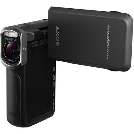 Sony HDR-GW77V Waterproof Full HD 16GB Flash Memory Camcorder, Black