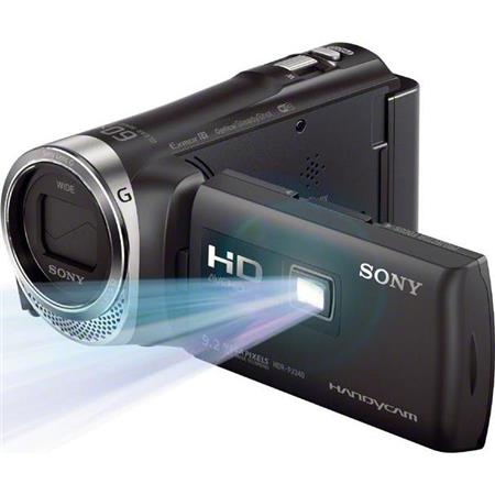 Sony HDR-PJ340 16GB Full HD Handycam Camcorder with Built-in Projector, 30x Optical Zoom, 26.8mm Wide-Angle G Zoom Lens, 2.7