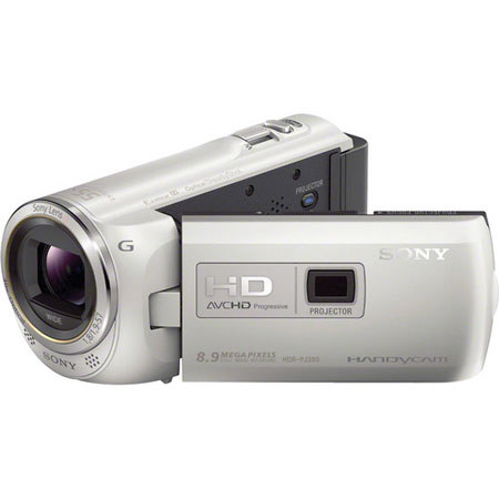 SONY HDR-PJ380/W White Full HD HDD/Flash Memory Camcorder