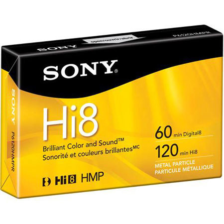 Sony Hi-8mm P6-HMP-120 Metal Particle Video Tape image
