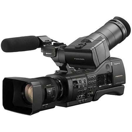 Sony NEX-EA50UH Professional Camcorder with 18-200mm Servo Zoom Lens, APS HD CMOS Sensor