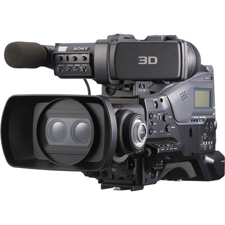 Sony PMW-TD300 3CMOS Solid-State Memory 3D Shoulder Camcorder, Dual 7x Optical Zoom, 3.5