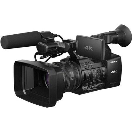 Sony PXW-Z100 4K Handheld XDCAM Camcorder, 4096 x 2160 Resolution, XAVC 4:2:2, G Lens with 20x Optical Zoom, ECM-ZM1 Shotgun Microphone