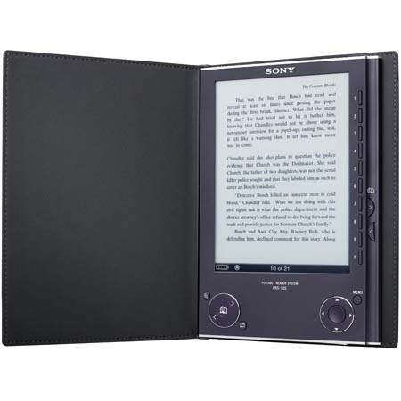 Sony PRS-505 Reader Digital Book, with Internal Memory for Storing up to 160 Books, Memory Slot for Memory Stick Media and SD Cards, Dark Blue image