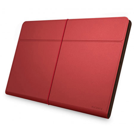 Sony Leather Cover Case for Xperia Tablet Z, Red