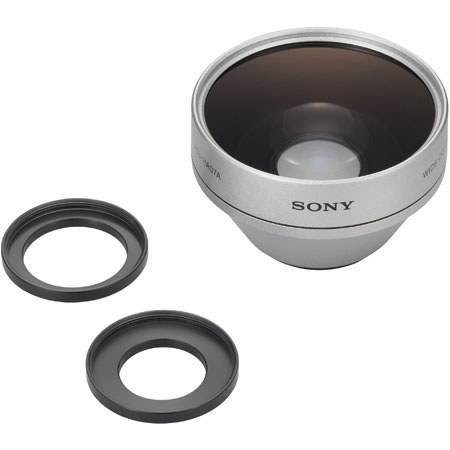 Sony Wide Conversion Lens 0.7x with 25mm, 30mm &amp; 37mm Adaptors and Carry Case image