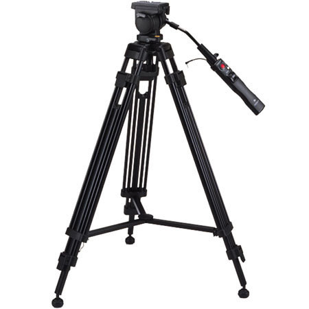 Sony VCT-1170RM High Grade Tripod with Quick Release True Fluid Head &amp; Remote Control, LANC Terminal. image