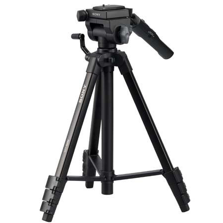 Sony VCT-60AV Camcorder Tripod with Remote &amp; Quick Release Plate, Extends to 57-3/4", Supports 6.6 lbs. image