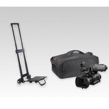 Sony VJBK1THP300 Video Journalist Backpack Kit, Includes Camcorder, Micr System, Pro Headphones, Xperia Tablet, Tripod, LED Light Kit, Trolley, Cables