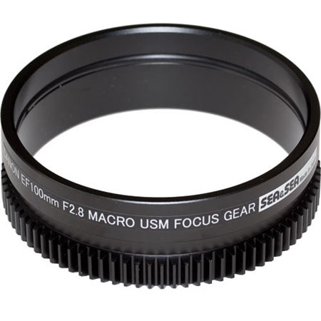 Sea & Sea Focus Gear for the Canon 100mm f/2.8 USM Macro Auto-Focus Lens, Works with #56231 NX Custom Flat Port, #50261 SX Extension Ring & #51101 NX Zo