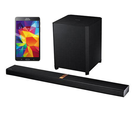 Samsung HW-H750 4.1-Channel soundbar - Bundled with Galaxy Tab 4, 7