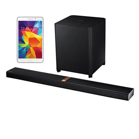 Samsung HW-H750 4.1-Channel Soundbar - Bundled with Galaxy Tab 4 7