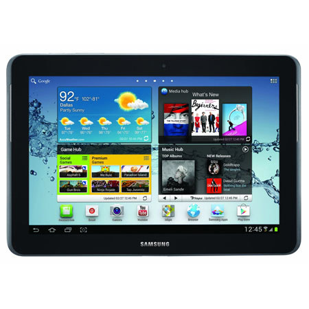 Samsung Galaxy Tab 2 10.1 GT-P5113TSYXAR Tablet - Android 4.0 Ice Cream Sandwich, Dual-Core 1GHz Processor, 10.1" Touchscreen, 16GB Flash Memory, WiFi, Dua