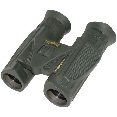 Steiner 10 x 26 Predator Pro, Water Proof Roof Prism Binocular with 5.5° Angle of View, Black, USA image