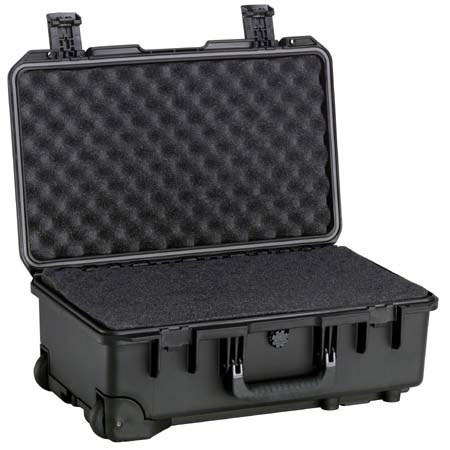 Hardigg Industries iM2500 Storm Case with Wheels, Watertight, Padlockable Case, with Multilayer Cubed Foam Interior, Black image