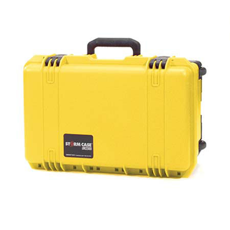 Hardigg Industries iM2500 Storm Case with Wheels, Watertight, Padlockable Case, with Padded Divider Interior, Yellow image
