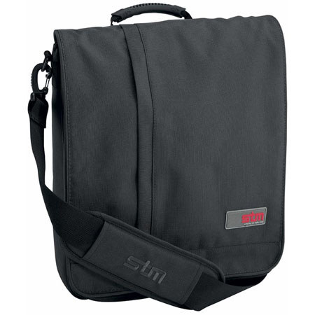 STM Medium Alley Slim &amp; Stylish Shoulder Bag for 15&quot; Laptops, Carbon image
