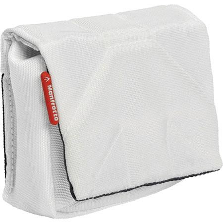 Manfrotto Stile MBSCP-3SW Nano III Camera Pouch for Point and Shoot Digital Camera, White