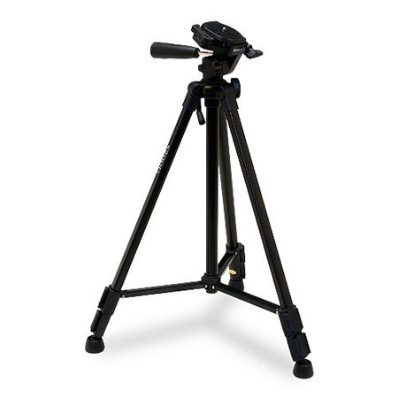 Sunpak 5200D Platinum Plus Aluminum Tripod with 3-way Panhead &amp; Quick Release, Supports 3 lbs, Maximum Height 52" image