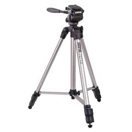 Sunpak Ultra 757TM Tri-Monopod with 3-way Fluid Effect Pan Head with Quick Release, Converts from Tripod to Monopod image